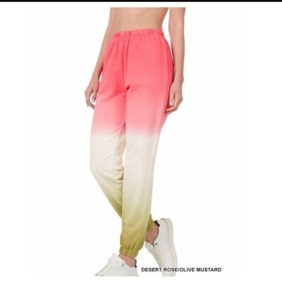 Pants & Jumpsuits French Terry Dip Jogger Pantsnewdesert Roseolive